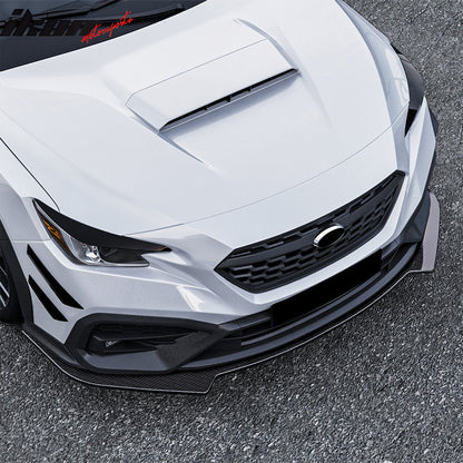 2022-2025 Subaru WRX IKON Carbon Fiber Print Front Bumper Chin Lip PP