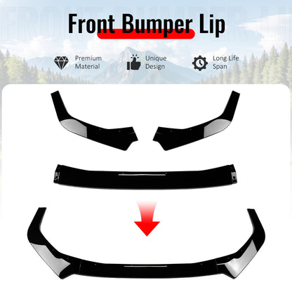2022-2025 Subaru WRX IKON Gloss Black Front Bumper Lip Chin Spoiler PP