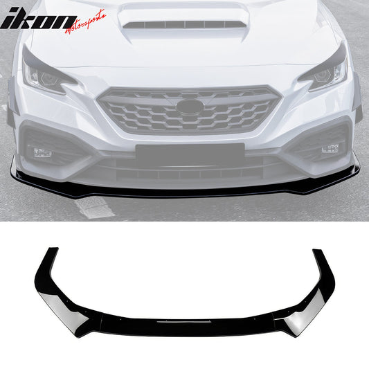 2022-2025 Subaru WRX IKON Gloss Black Front Bumper Lip Chin Spoiler PP