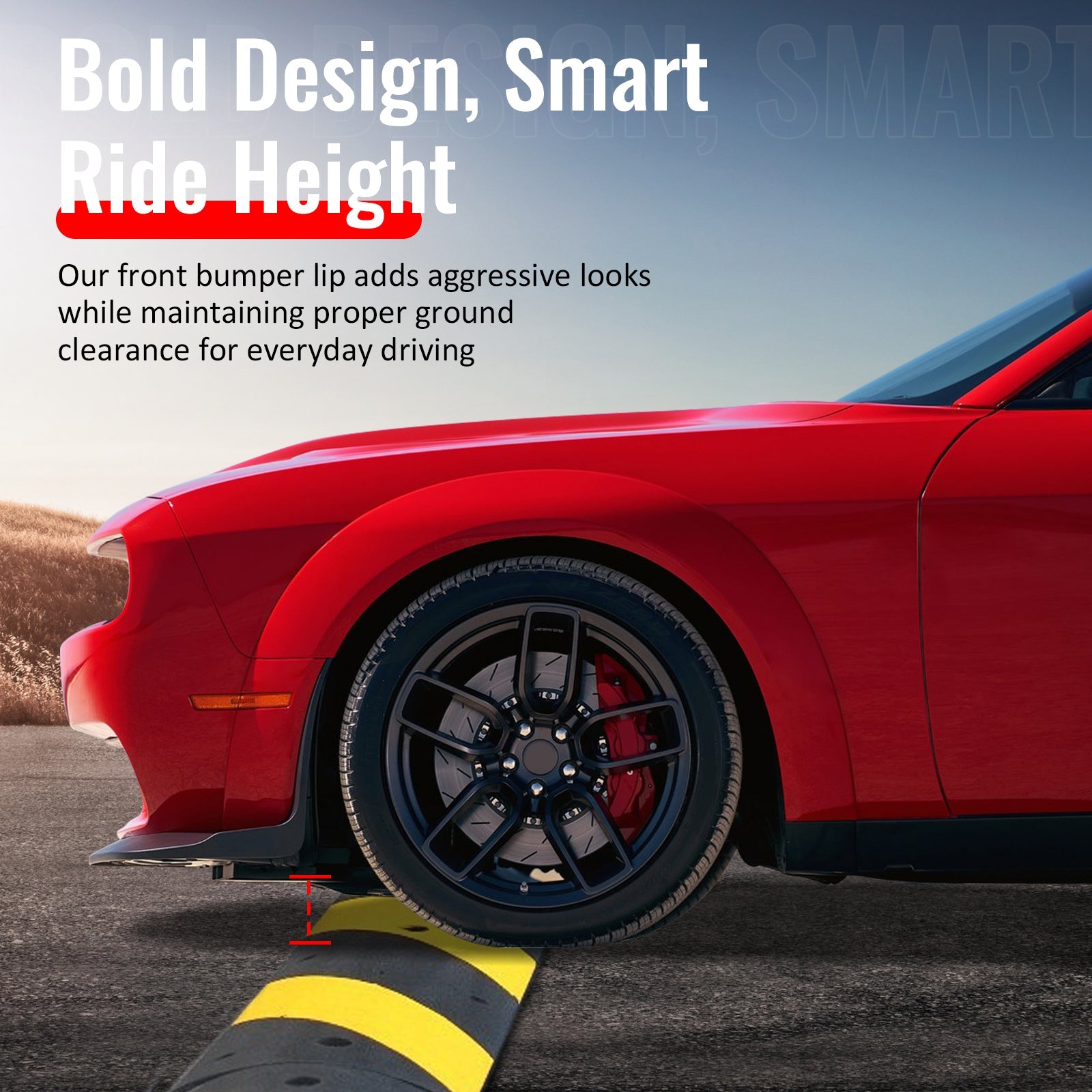 2022-2025 Subaru BRZ IKV2 Gloss Black Front Bumper Lip Spoiler PP