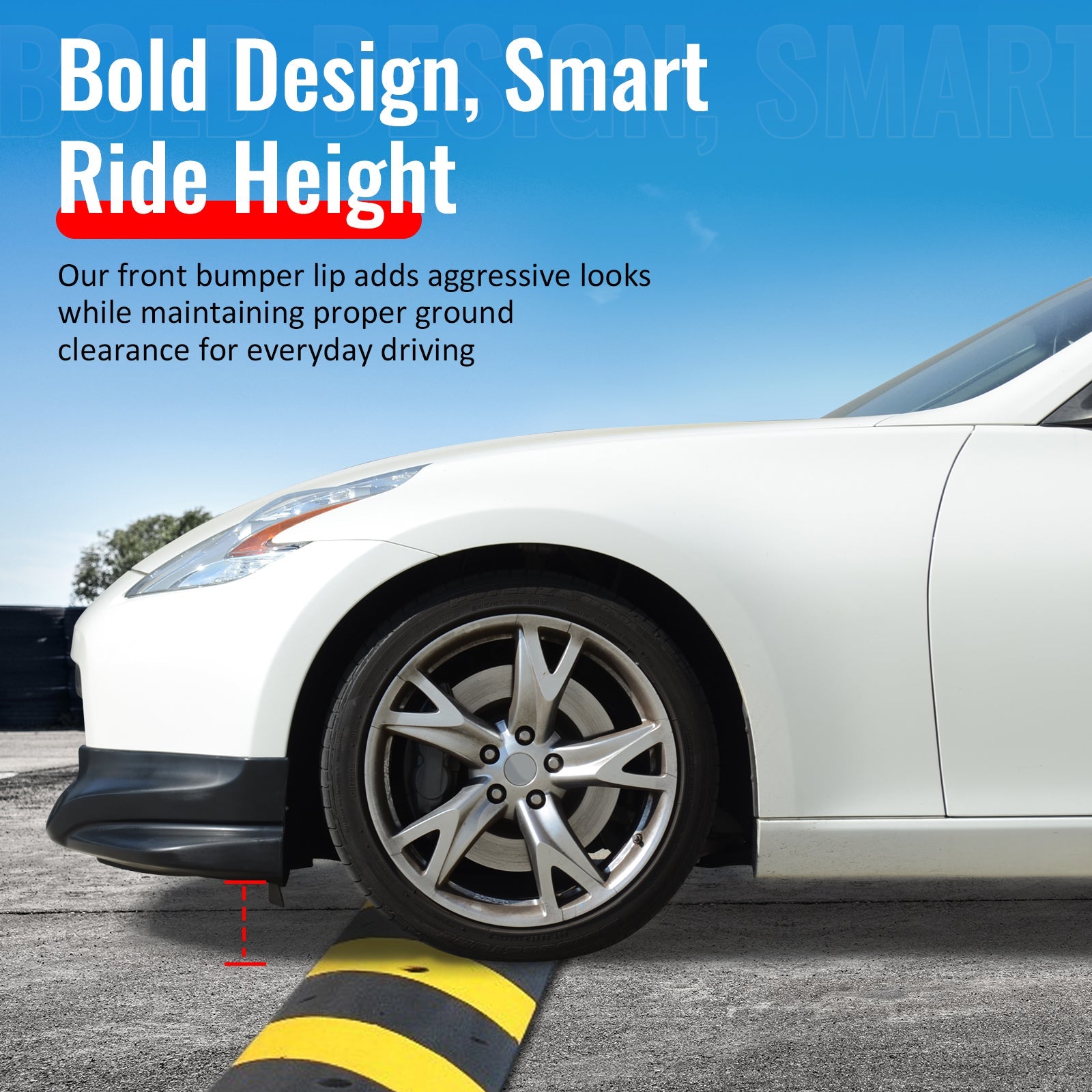 2022-2025 Subaru WRX IKON Gloss Black Front Bumper Lip Chin Spoiler PP