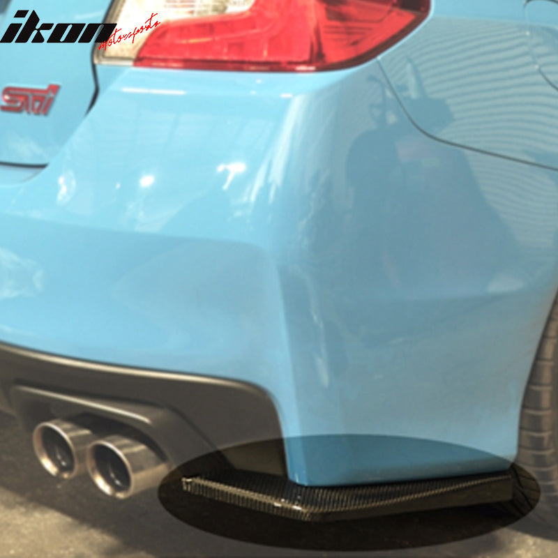 2015-2021 Subaru WRX STI Style Rear Bumper Apron Splitters CF