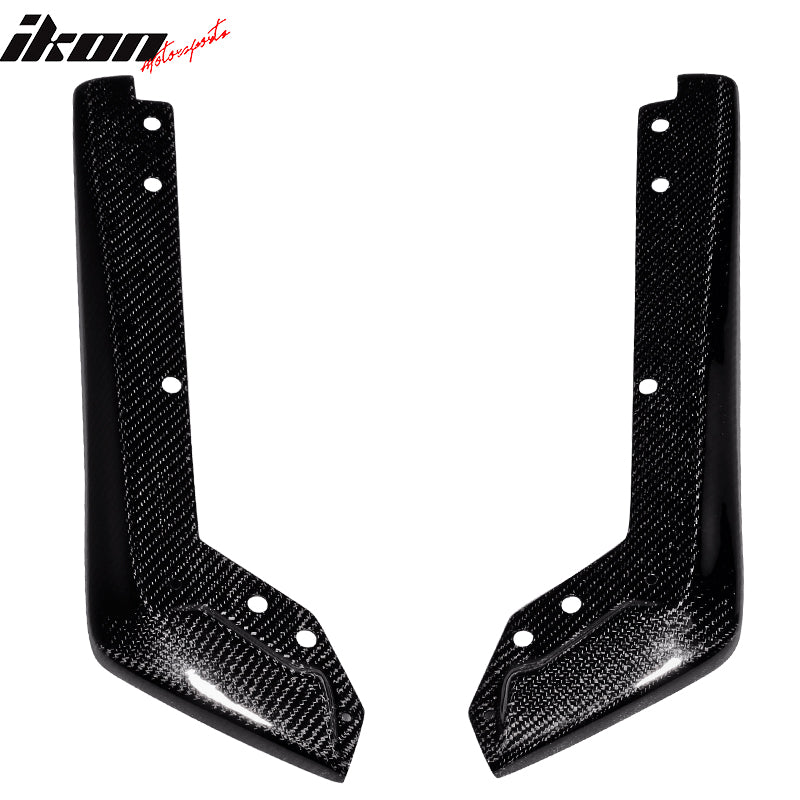 2015-2021 Subaru WRX STI Style Rear Bumper Apron Splitters CF