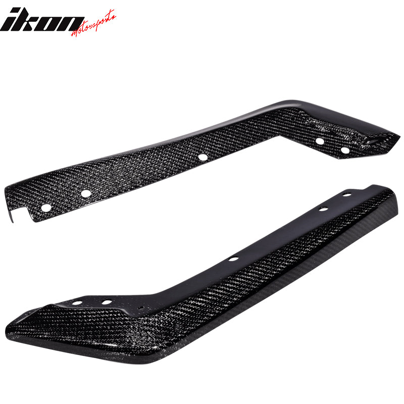 2015-2021 Subaru WRX STI Style Rear Bumper Apron Splitters CF