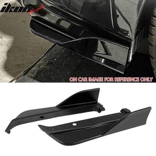 2022-2025 Subaru WRX D Style Rear Bumper Lip Aprons Matte Black ABS