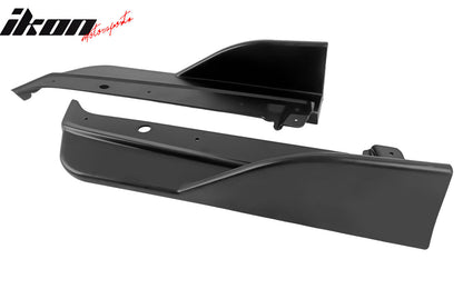 2022-2025 Subaru WRX D Style Rear Bumper Lip Aprons Matte Black ABS