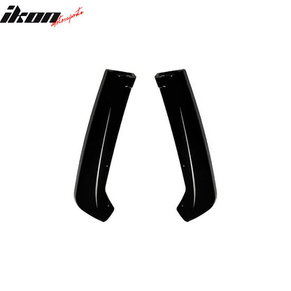 2022-2025 Subaru WRX STI Style Rear Bumper Lip Aprons Gloss Black ABS