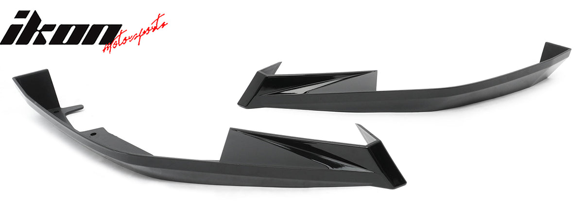 2023-2026 Toyota GR Corolla AS Style Rear Aprons (Gloss Black, ABS, Pair)