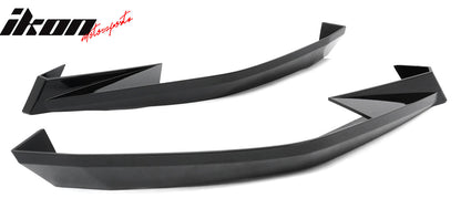 2023-2026 Toyota GR Corolla AS Style Rear Aprons (Gloss Black, ABS, Pair)