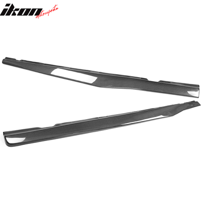 2010-2015 Chevy Camaro IKON Side Skirts Rocker Pannel Carbon Fiber