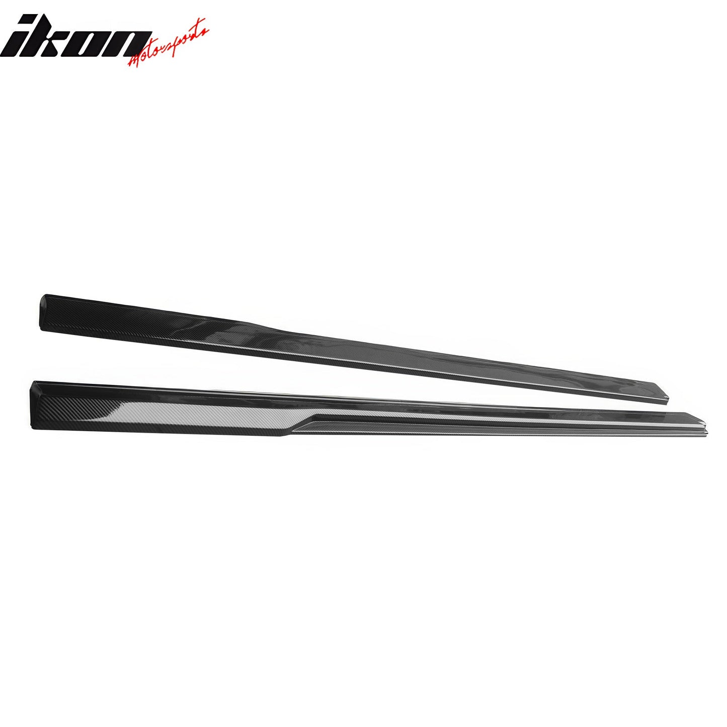 2024-2026 Ford Mustang IKON Style Side Skirts Add on ABS