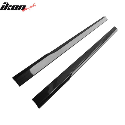2024-2026 Ford Mustang IKON Style Side Skirts Add on ABS