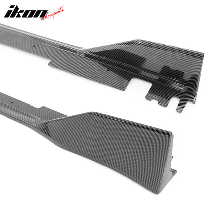2022-2026 Honda Civic 11th Type R Side Skirts Rocker Panel Matte Black