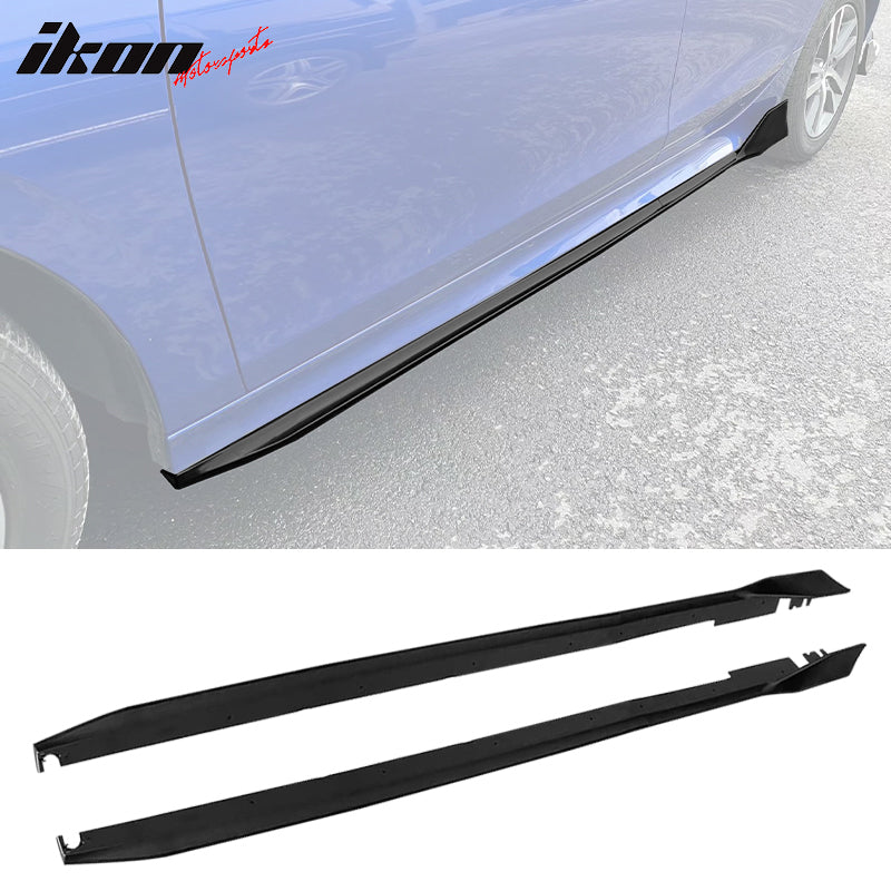 2022-2026 Honda Civic 11th Type R Side Skirts Rocker Panel Matte Black