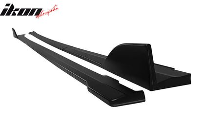 2022-2025 Subaru WRX D Style Matte Black Side Skirts Extensions 4PCS