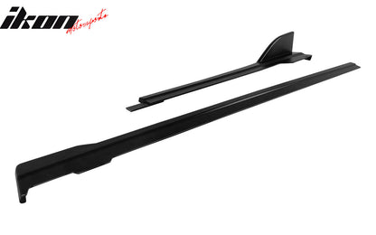 2022-2025 Subaru WRX D Style Matte Black Side Skirts Extensions 4PCS