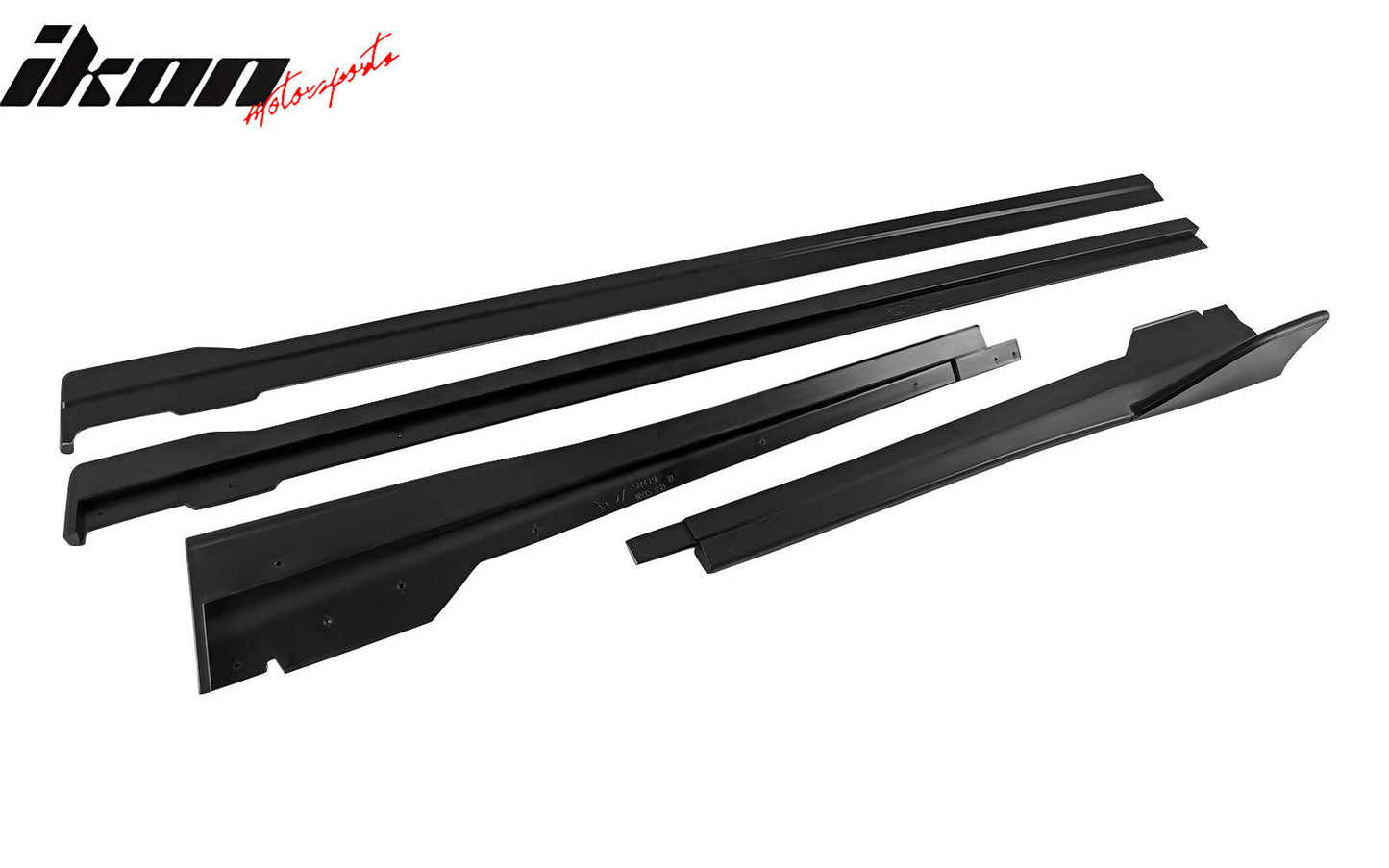 2022-2025 Subaru WRX D Style Matte Black Side Skirts Extensions 4PCS