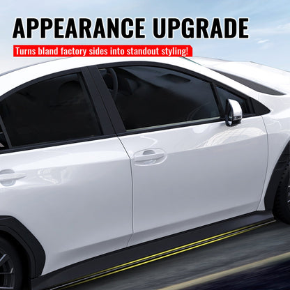 2022-2025 Subaru WRX STI Carbon Fiber Print Side Skirts Extension PP
