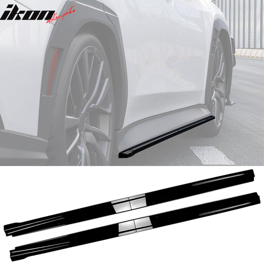 2022-2025 Subaru WRX STI Style Gloss Black Side Skirts Extension PP