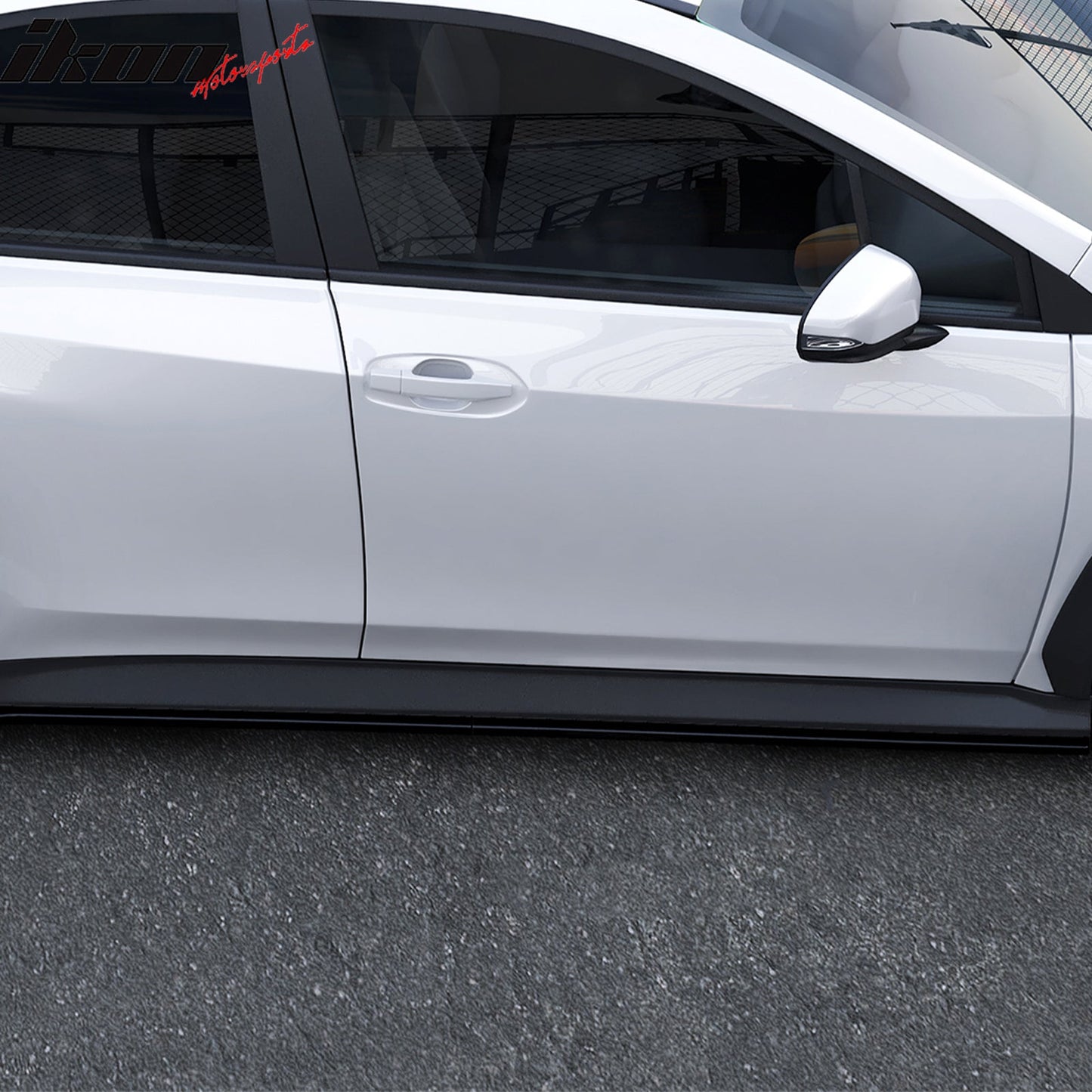 2022-2025 Subaru WRX STI Style Gloss Black Side Skirts Extension PP