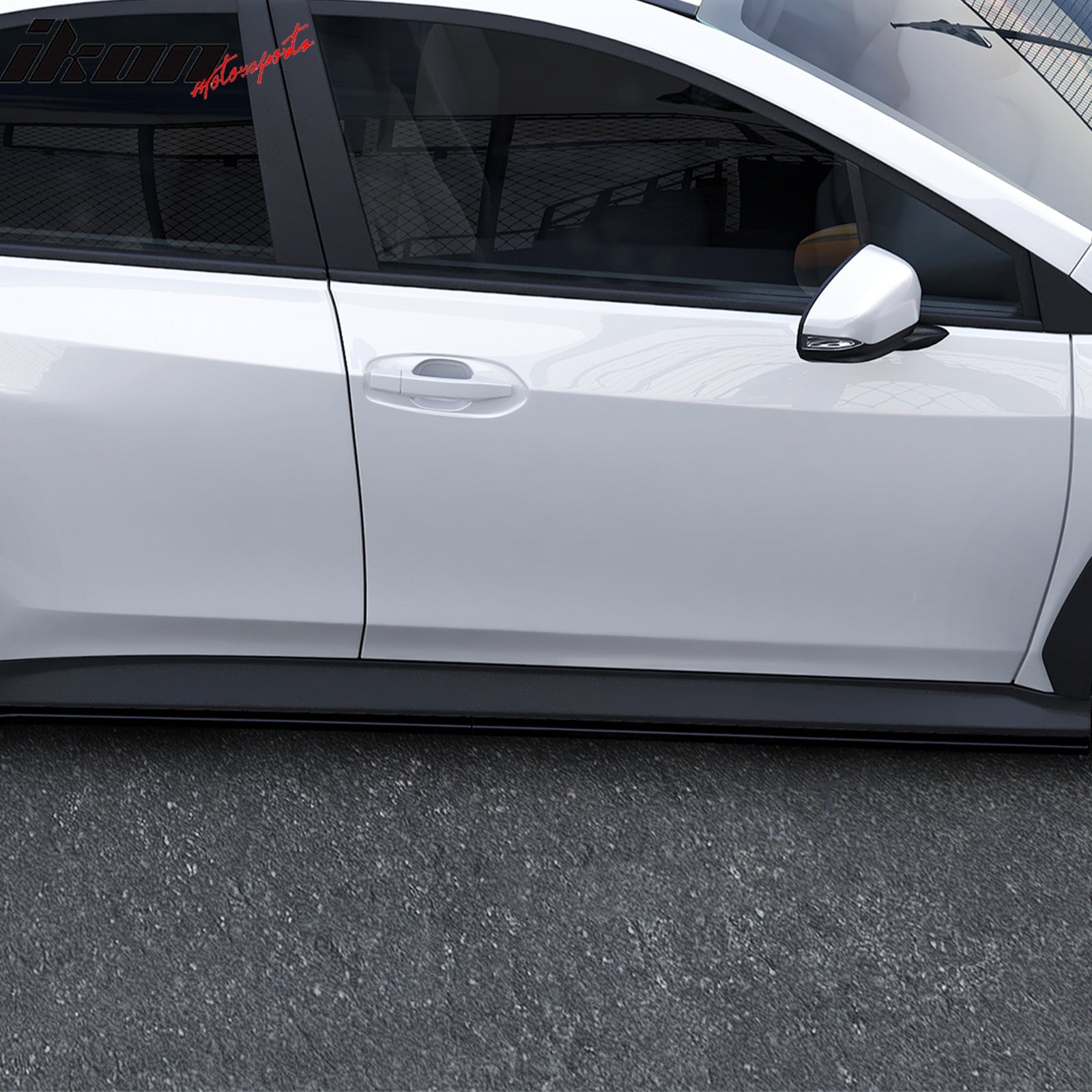 2022-2025 Subaru WRX STI Style Gloss Black Side Skirts Extension PP