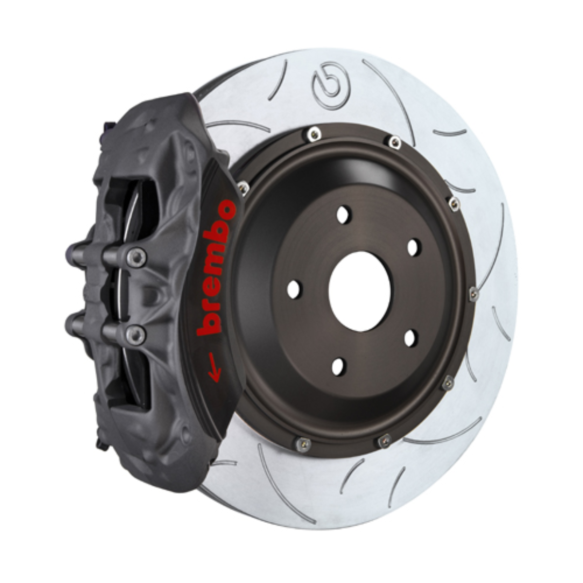 Brembo GR86 Race BBK - 6 Piston Forged 2-Piece Calipers (355x32 2pc Slotted Rotors) - Front
