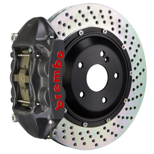 Brembo GR86 GTS BBK - 4 Piston Cast Monoblock Calipers (345x28 2pc Rotors) - Rear