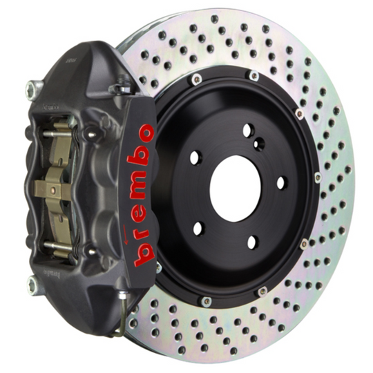 Brembo GR86 GTS BBK - 4 Piston Cast Monoblock Calipers (345x28 2pc Rotors) - Rear