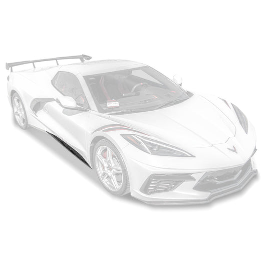 Chevrolet Corvette C8 Z51 Package Side Skirts