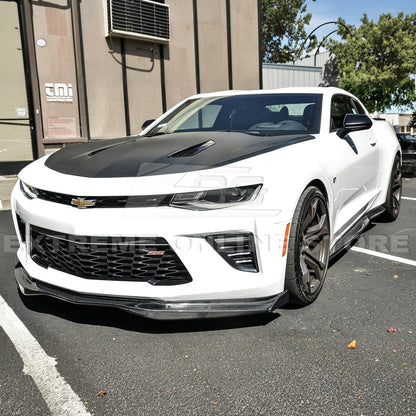 2016-Up Camaro SS | T6 Style Front Lip Splitter w/ Side End Cap