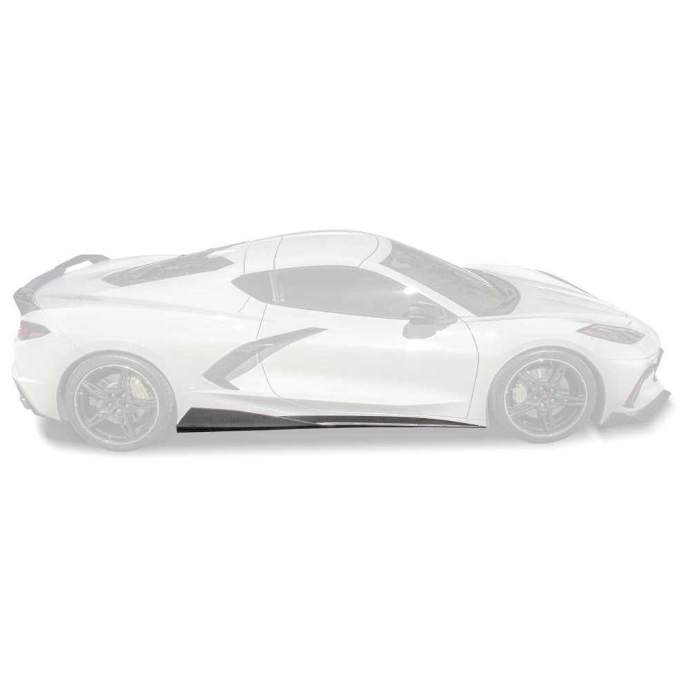 Chevrolet Corvette C8 DRY CARBON FIBER 5VM Side Skirts