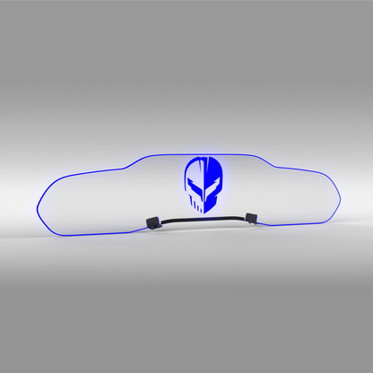 WindRestrictor® C8 Coupe Rear Add On Glow Plate