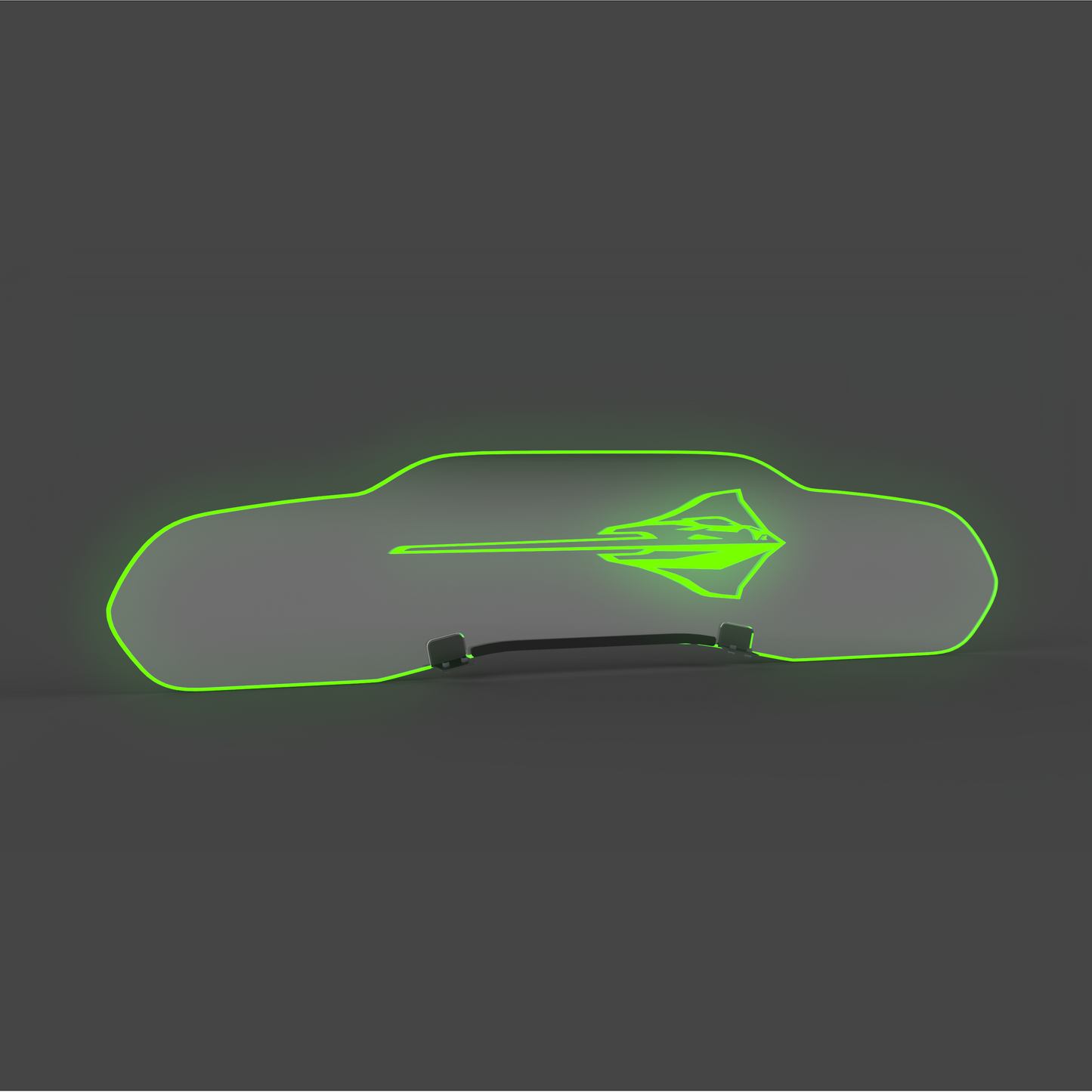 WindRestrictor® C8 Coupe Rear Add On Glow Plate