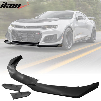 2016-2018 Chevy Camaro 1LE Style Unpainted Front Bumper Lip Spoiler PP