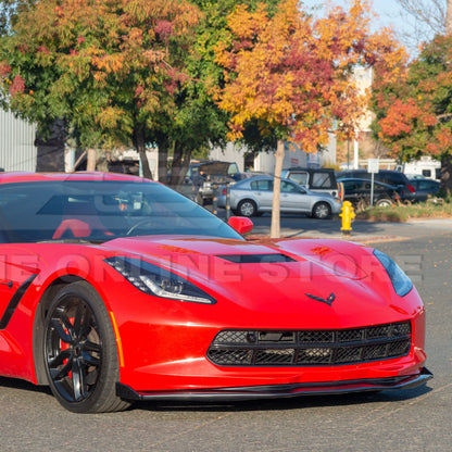 Chevrolet Corvette C7 Stage 2 Front Splitter With Side End Caps