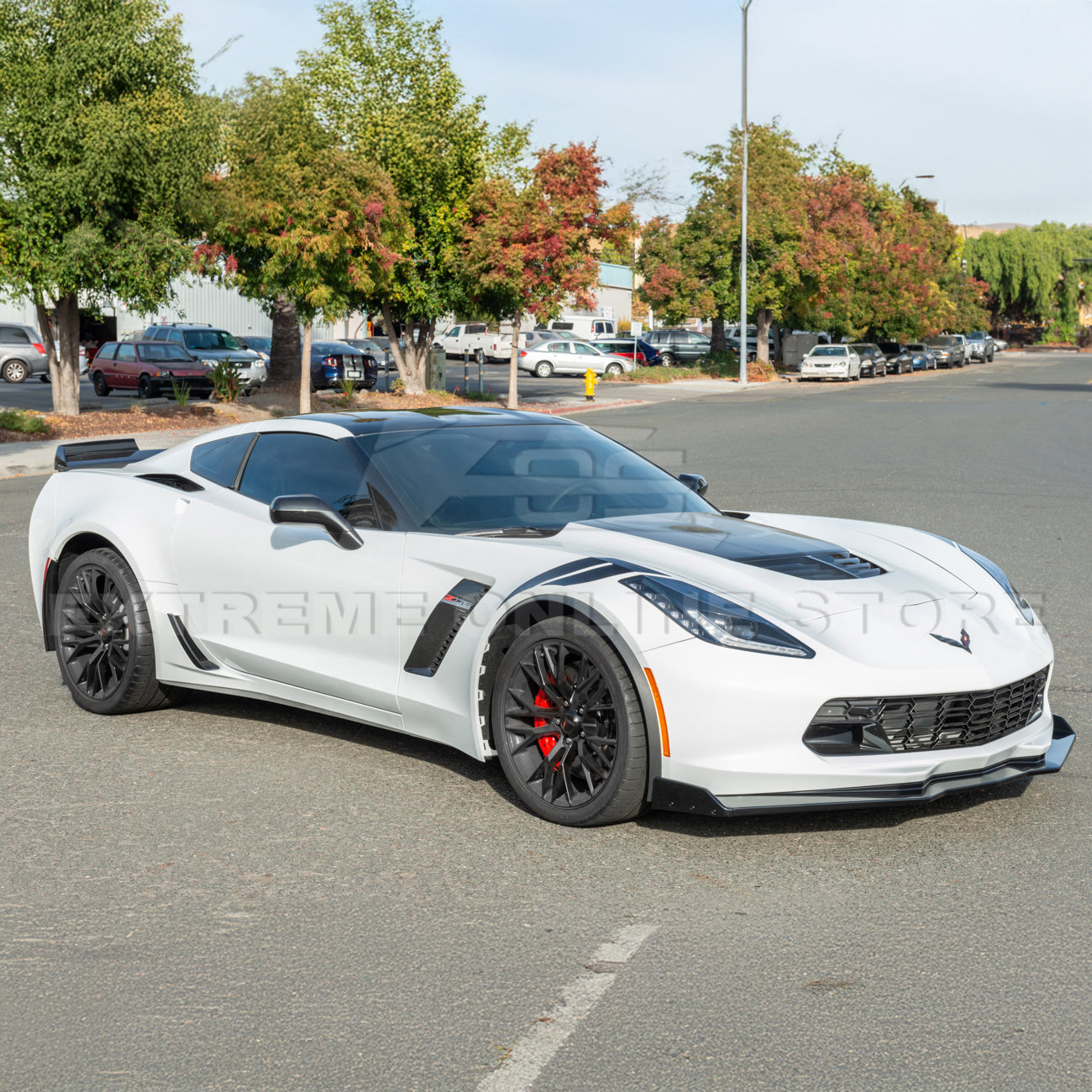 Corvette C7 Stage 2.5 ZR1 Conversion Extended Front Splitter