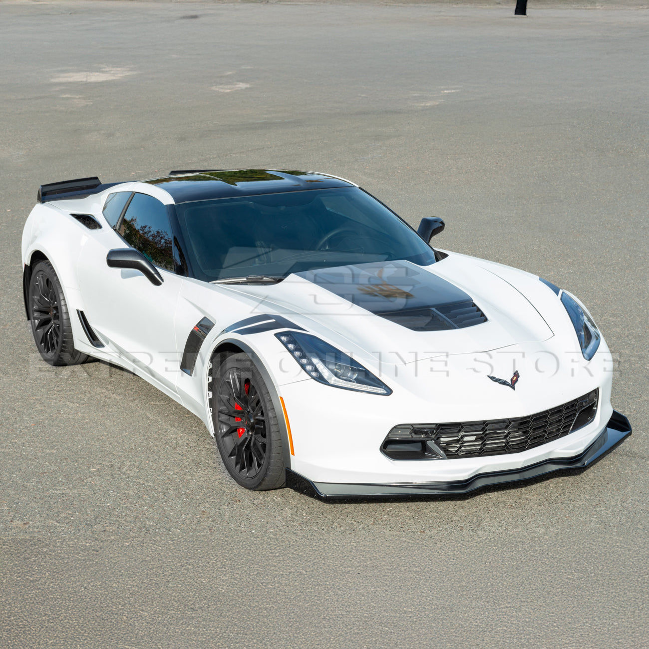 Corvette C7 Stage 2.5 ZR1 Conversion Extended Front Splitter