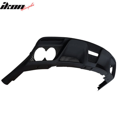 2015-2017 Ford Mustang Rear Bumper Diffuser w/ Dual Exhaust Pipes