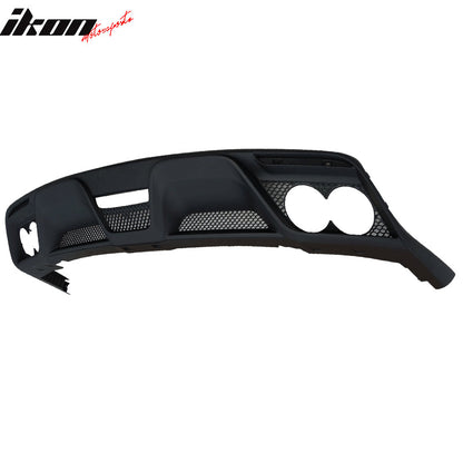 2015-2017 Ford Mustang Rear Bumper Diffuser w/ Dual Exhaust Pipes