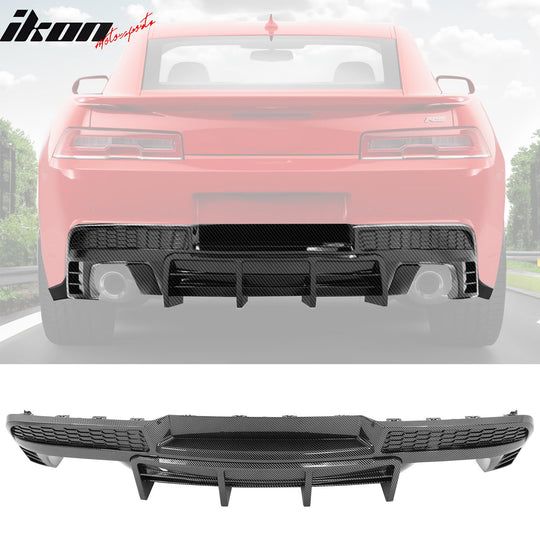 2014-2015 Chevy Camaro Ikon Rear Diffuser Bumper Lip PP