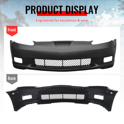 06-13 Chevrolet Corvette C6 Front Bumper Cover Z06 Style Conversion