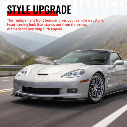 06-13 Chevrolet Corvette C6 Front Bumper Cover Z06 Style Conversion