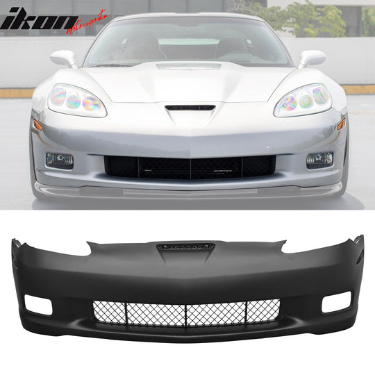 06-13 Chevrolet Corvette C6 Front Bumper Cover Z06 Style Conversion