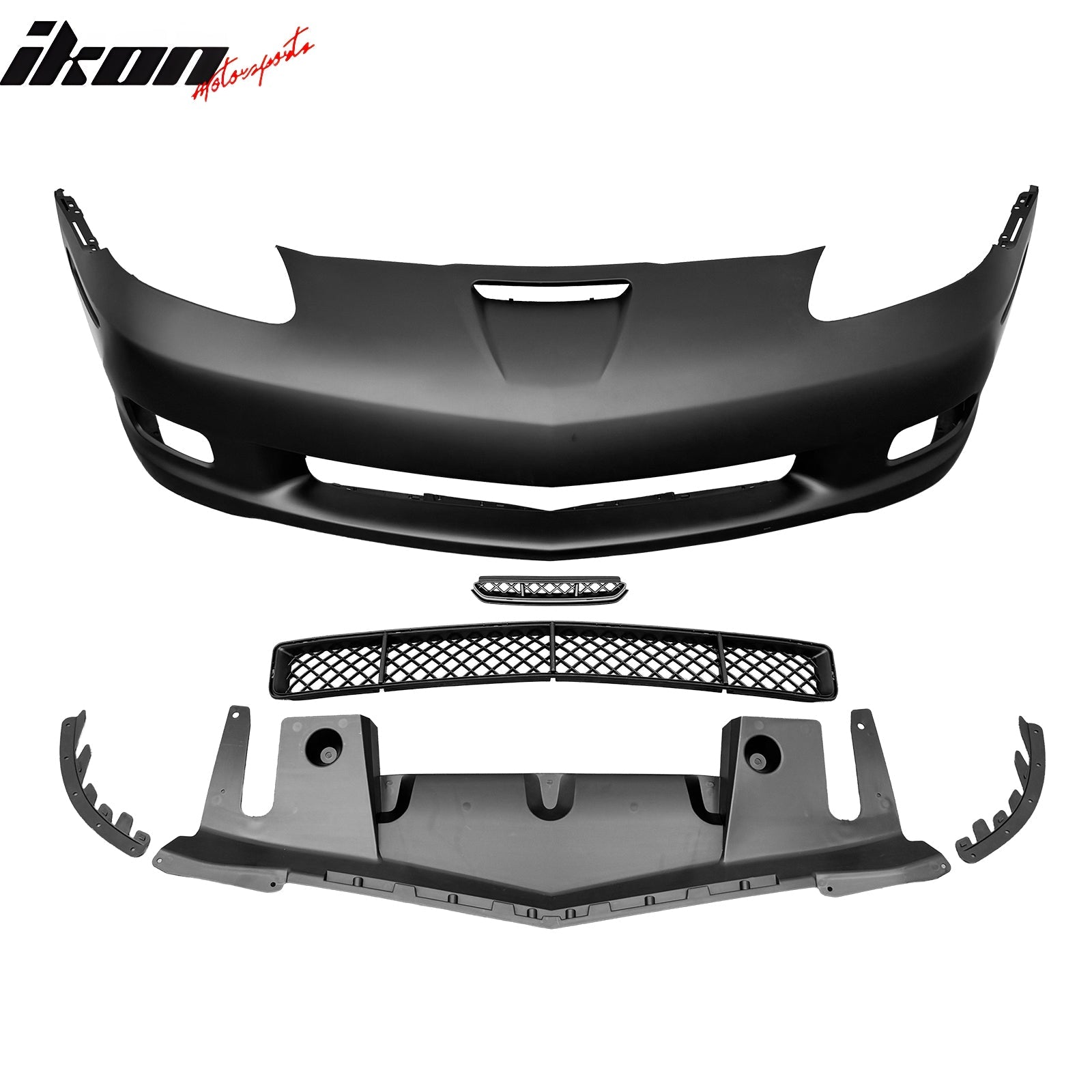 06-13 Chevrolet Corvette C6 Front Bumper Cover Z06 Style Conversion