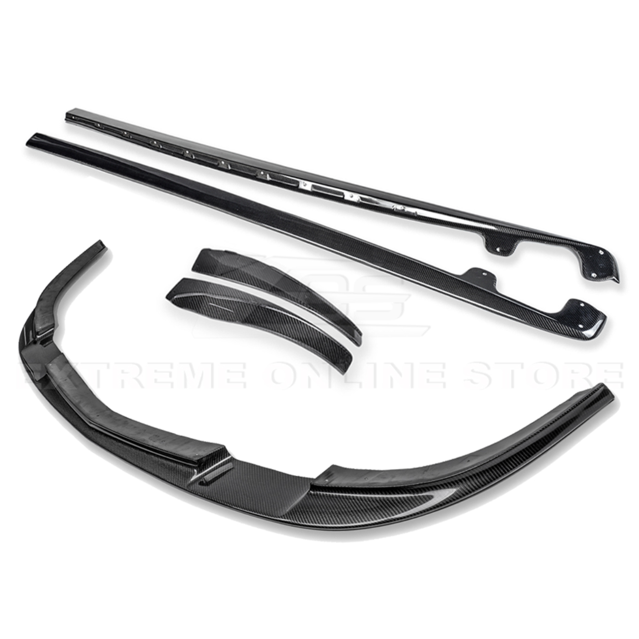Corvette C6 Grand Sport / Z06 Front Splitter Lip & Side Skirts Rocker Panels