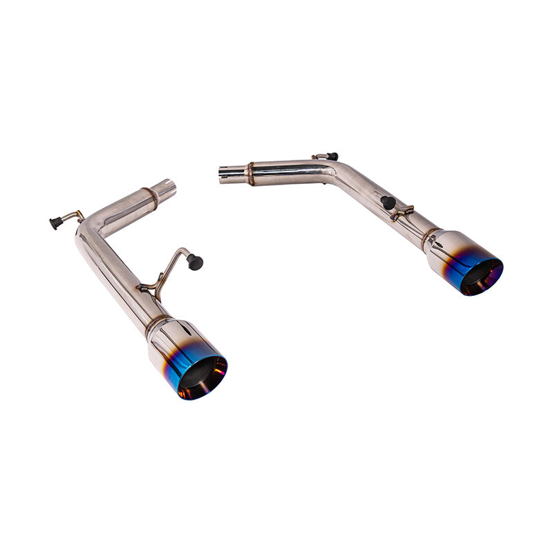 2007-2014 Infiniti G35 G37 Sedan Muffler Delete Axle Back Dual Burnt Tips Exhaust