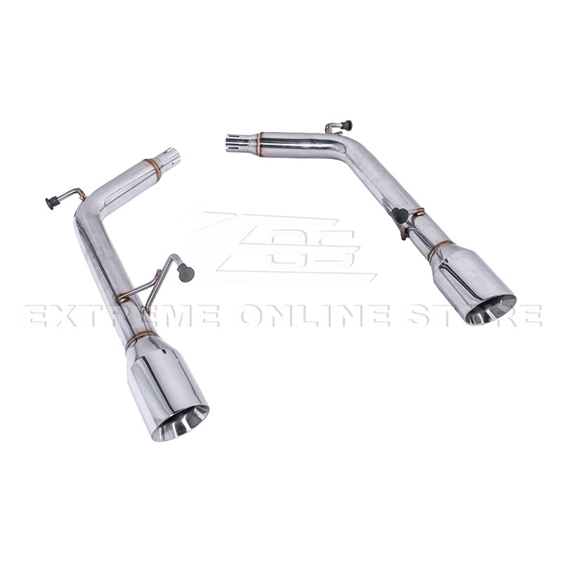 2007-2014 Infiniti G35 G37 Sedan Muffler Delete Axle Back Dual Burnt Tips Exhaust