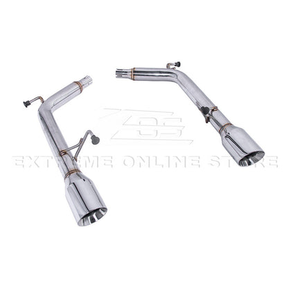 2007-2014 Infiniti G35 G37 Sedan Muffler Delete Axle Back Dual Burnt Tips Exhaust