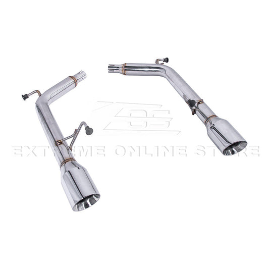 2007-2014 Infiniti G35 G37 Sedan Muffler Delete Axle Back Dual Burnt Tips Exhaust