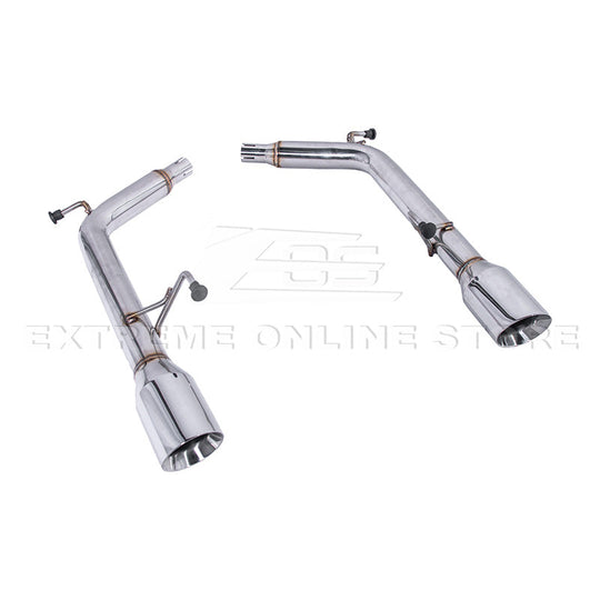 2007-2014 Infiniti G35 G37 Sedan Muffler Delete Axle Back Dual Burnt Tips Exhaust